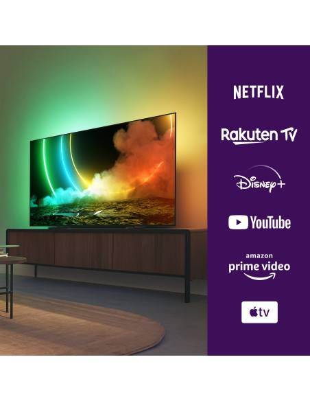 Philips 55OLED706 12 TV 139,7 cm (55") 4K Ultra HD Smart TV Wi-Fi Metallico