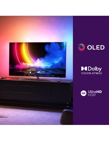 Philips 55OLED856 12 TV 139,7 cm (55") 4K Ultra HD Smart TV Wi-Fi Grigio