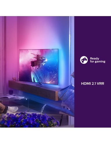 Philips 55OLED856 12 TV 139,7 cm (55") 4K Ultra HD Smart TV Wi-Fi Grigio