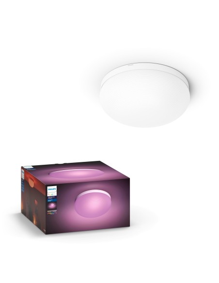Philips Hue White and Color ambiance LED integrated White Flourish ceiling light
