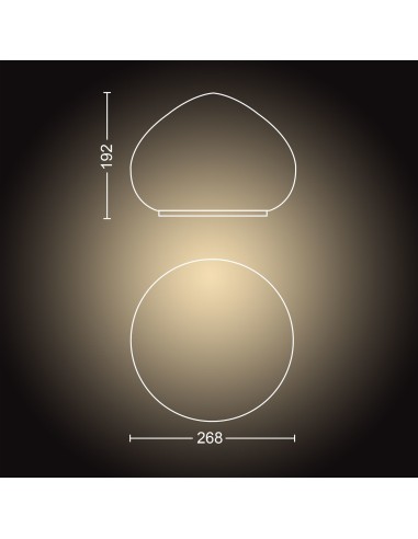 Philips Hue White ambiance Lampada da tavolo Wellner