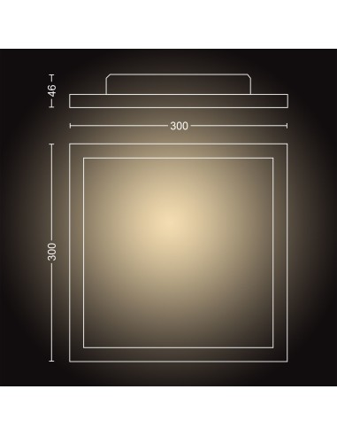 Philips Hue White ambiance Pannello quadrato Aurelle