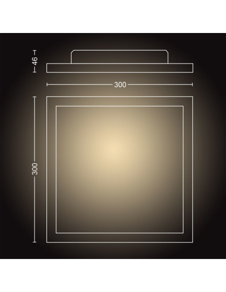 Philips Hue White ambiance Pannello quadrato Aurelle