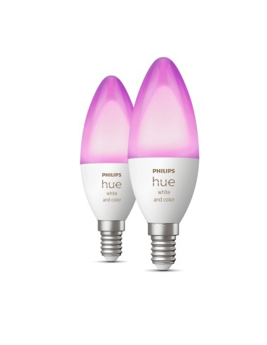 Philips Hue White and Color ambiance Confezione doppia E14