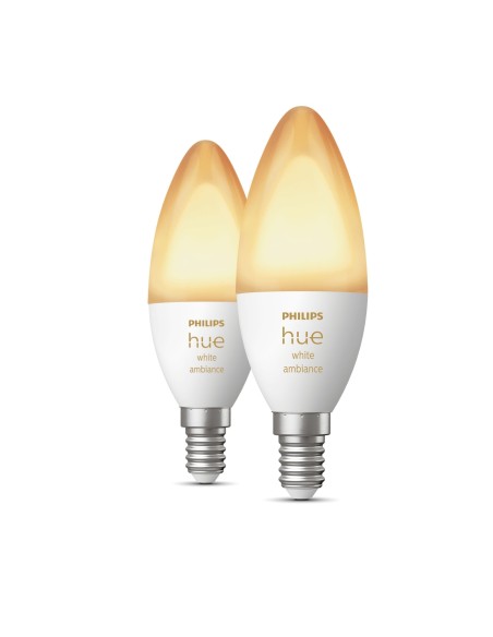 Philips Hue White ambiance Confezione doppia E14