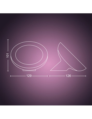 Philips Hue White and Color ambiance Lampada da tavolo Bloom