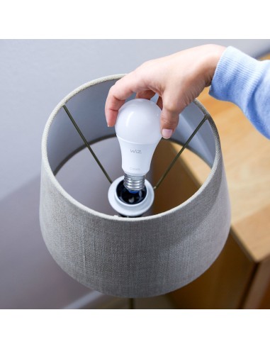 WiZ Lampadina Smart Dimmerabile Luce Bianca da Calda a Fredda Attacco E27 60W Goccia