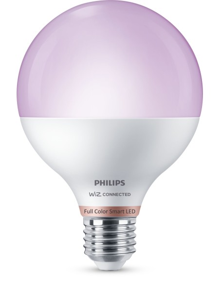 Philips LED Lampadina Smart Dimmerabile Luce Bianca o Colorata Attacco E27 75W Globo