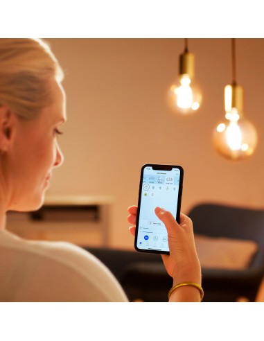 WiZ Lampadina Smart Filament Dimmerabile Luce Bianca da Calda a Fredda Attacco E27 60W Globo