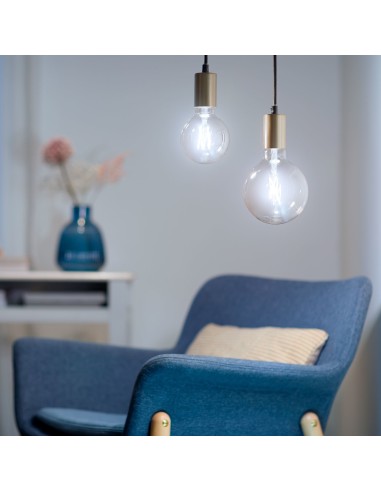 WiZ Lampadina Smart Filament Dimmerabile Luce Bianca da Calda a Fredda Attacco E27 60W Globo