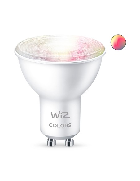WiZ Lampadina Smart Dimmerabile Luce Bianca o Colorata Attacco GU10 50W