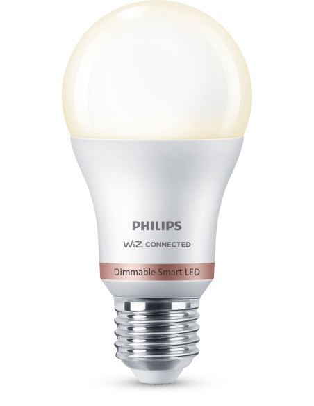 Philips LED Lampadina Smart Dimmerabile Luce Bianca Calda Attacco E27 60W Goccia
