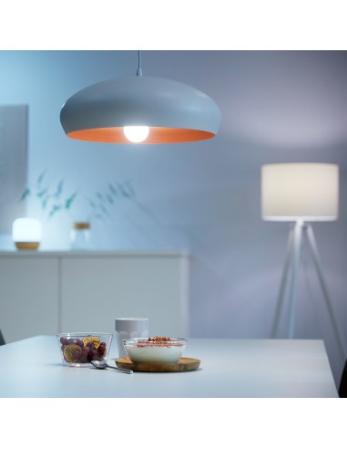 WiZ Lampadina Smart Dimmerabile Luce Bianca Calda AttaccoE27 60W Goccia 2Pezzi