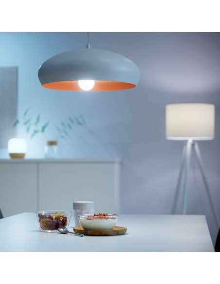 WiZ Lampadina Smart Dimmerabile Luce Bianca Calda AttaccoE27 60W Goccia 2Pezzi