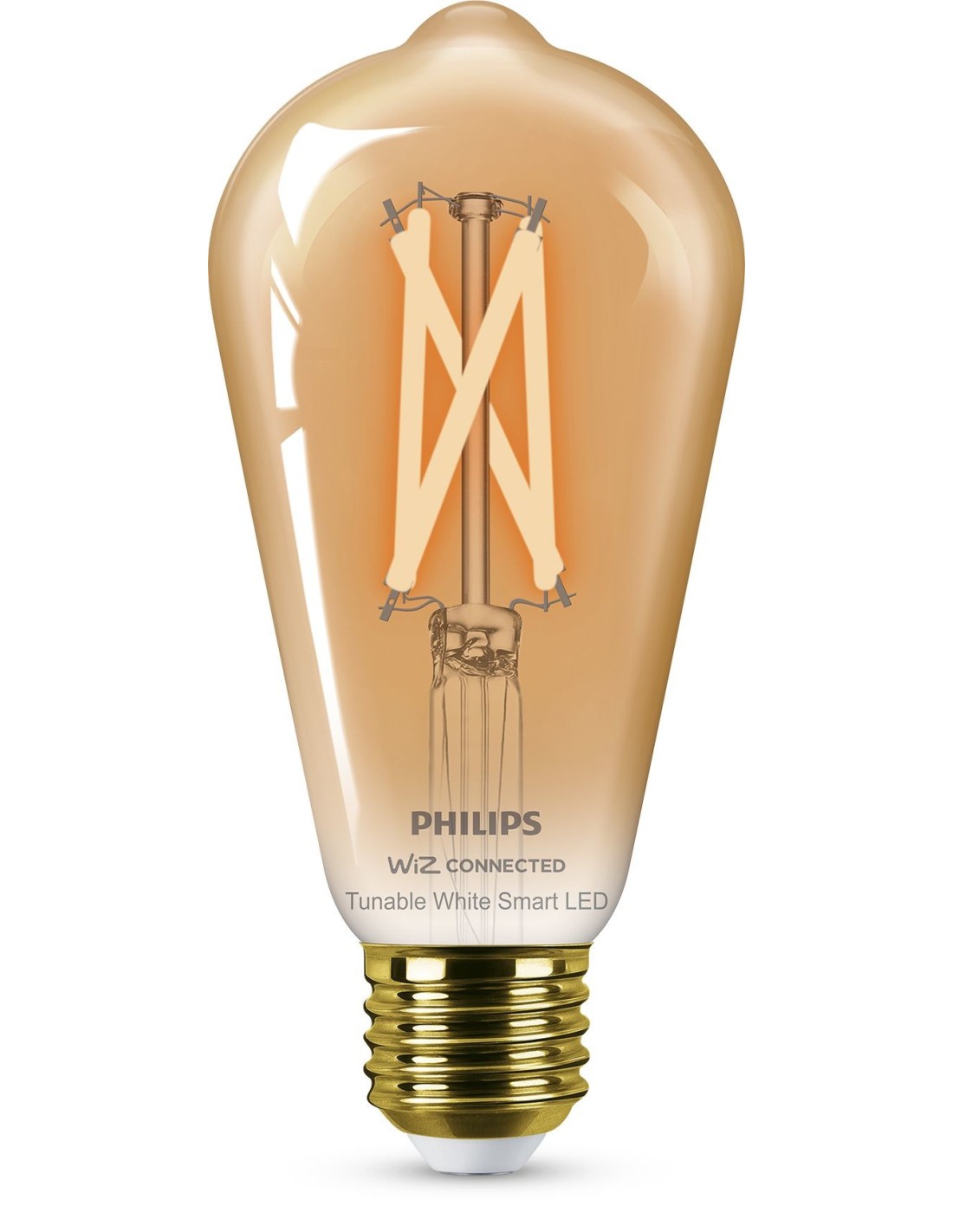 Philips by Signify Philips LED Lampadina Smart Filament Ambrata