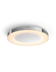 Philips Hue White ambiance Adore Plafoniera Smart Bagno Cromato + Dimmer Switch