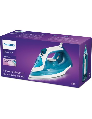 Philips 3000 series DST3011 20 Ferro da stiro, 2100 W di potenza, 30 g min di vapore continuo