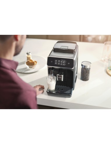 Philips 2200 series 2 bevande, macchina da caffè automatica, 1.8L , macine 100% ceramica EP2220 10