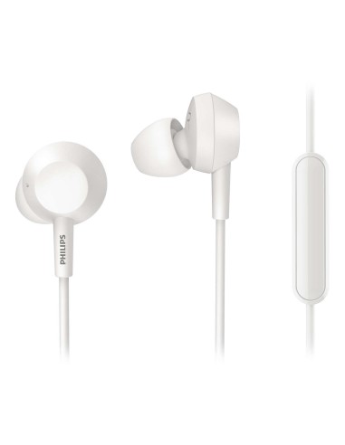 Philips 3000 series TAE4105WT 00 cuffia e auricolare Cablato In-ear Musica e Chiamate Bianco