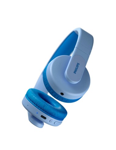 Philips TAK4206BL 00 cuffia e auricolare Con cavo e senza cavo A Padiglione USB tipo-C Bluetooth Blu