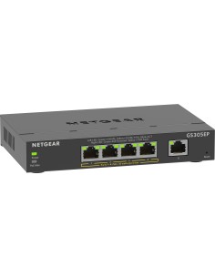 NETGEAR 5-Port Gigabit Ethernet PoE+ Plus Switch (GS305EP) Gestito L2 L3 Gigabit Ethernet (10 100 1000) Supporto Power over