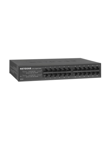 NETGEAR GS324 Non gestito Gigabit Ethernet (10 100 1000) Nero