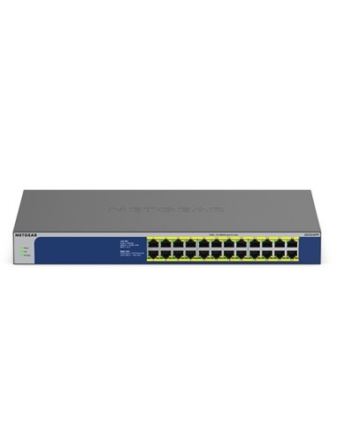 NETGEAR GS524PP Non gestito Gigabit Ethernet (10 100 1000) Supporto Power over Ethernet (PoE) Grigio