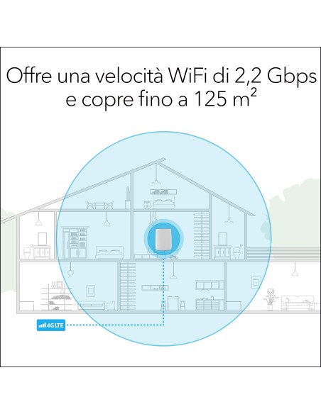 NETGEAR LBR20 router wireless Gigabit Ethernet Dual-band (2.4 GHz 5 GHz) 4G Bianco