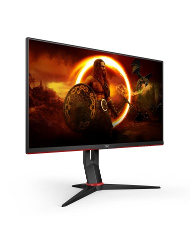AOC G2 Q27G2U BK Monitor PC 68,6 cm (27") 2560 x 1440 Pixel Quad HD LED Nero, Rosso