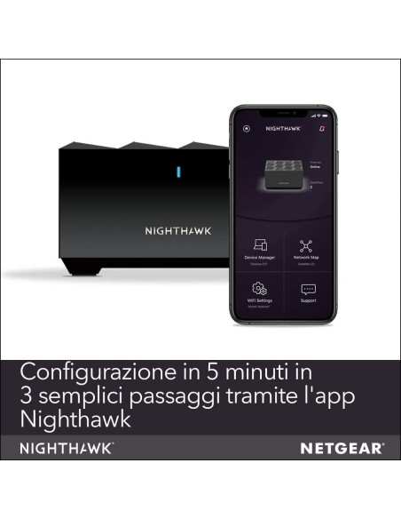 NETGEAR MK62-100PES moltiplicatore di rete Ricevitore e trasmettitore di rete Nero 10, 100, 1000 Mbit s
