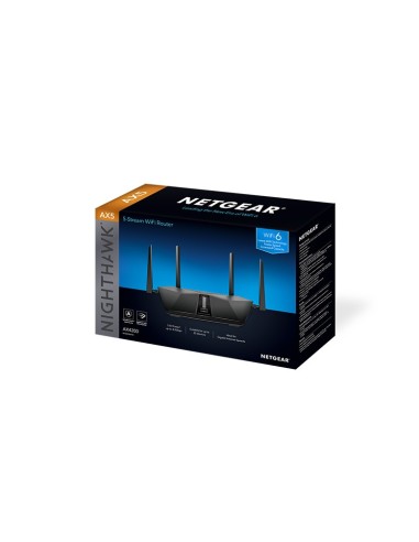 NETGEAR Nighthawk AX5 5-Stream AX4200 WiFi Router (RAX43) router wireless Gigabit Ethernet Dual-band (2.4 GHz 5 GHz) Nero