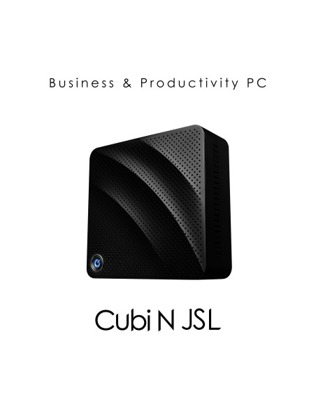 MSI Cubi N JSL-002BEU PC stazione di lavoro N4500 mini PC Intel® Celeron® N 4 GB DDR4-SDRAM 128 GB SSD Windows 10 Pro Nero