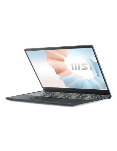 MSI Modern 14 B11MOL-435XIT i3-1115G4 Computer portatile 35,6 cm (14") Full HD Intel® Core™ i3 8 GB DDR4-SDRAM 256 GB SSD Wi-Fi