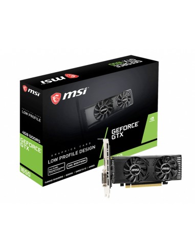 MSI GeForce GTX 1650 4GT LP OC NVIDIA 4 GB GDDR5