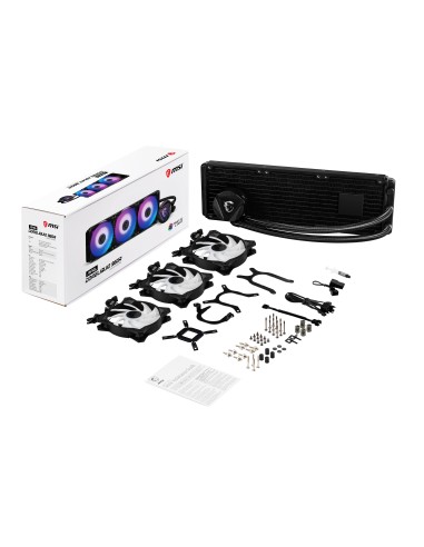 MSI MAG-CRLQD-360R sistema di raffreddamento per computer Processore Refrigeratore Nero
