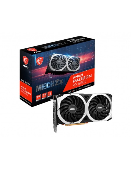 MSI RX 6600 MECH 2X 8G scheda video AMD Radeon RX 6600 8 GB GDDR6