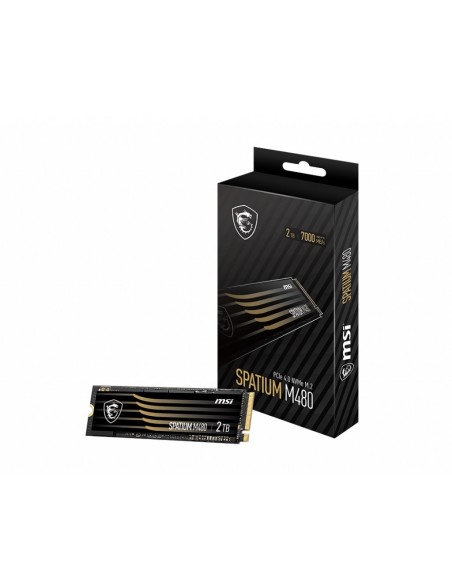 MSI SPATIUM M480 M.2 2000 GB PCI Express 4.0 3D NAND NVMe