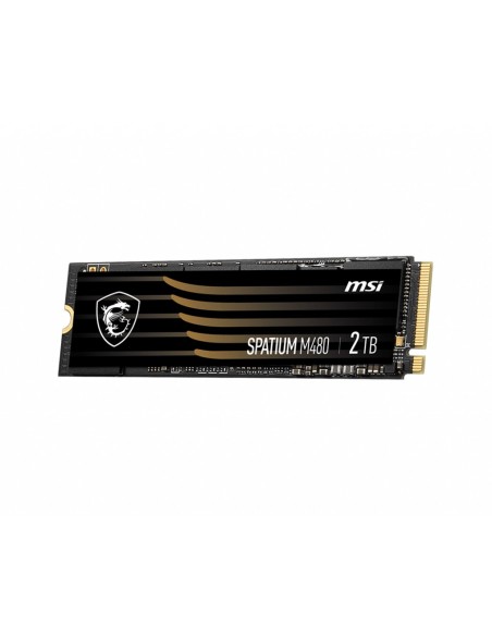 MSI SPATIUM M480 M.2 2000 GB PCI Express 4.0 3D NAND NVMe