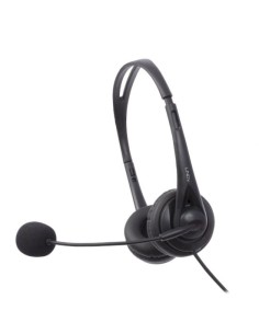 Lindy 20397 cuffia e auricolare Cablato A Padiglione Musica e Chiamate Nero
