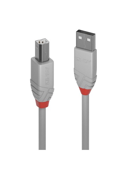 Lindy 36685 cavo USB 5 m USB 2.0 USB A USB B Grigio
