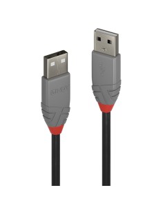 Lindy 36691 cavo USB 0,5 m USB 2.0 USB A Nero, Grigio