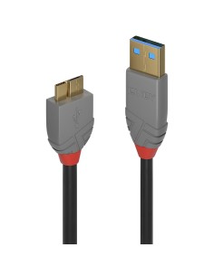 Lindy 36767 cavo USB 2 m USB 3.2 Gen 1 (3.1 Gen 1) USB A Micro-USB B Nero