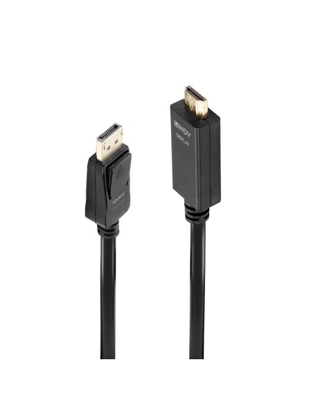 Lindy 36923 cavo e adattatore video 3 m DisplayPort HDMI tipo A (Standard) Nero