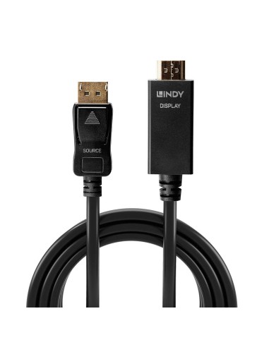 Lindy 36924 cavo e adattatore video 5 m DisplayPort HDMI tipo A (Standard) Nero
