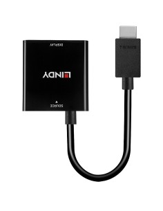 Lindy 38291 cavo e adattatore video 0,1 m HDMI tipo A (Standard) VGA (D-Sub) Nero 2