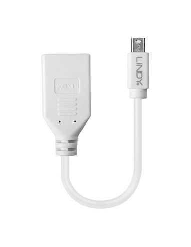 Lindy 41021 cavo DisplayPort 0,15 m Mini DisplayPort Bianco