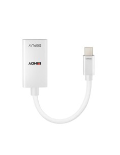 Lindy 41063 cavo e adattatore video 0,18 m Mini DisplayPort HDMI Bianco 2