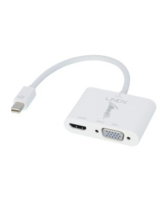 Lindy 41070 cavo e adattatore video Mini DisplayPort HDMI + VGA (D-Sub) Bianco 2