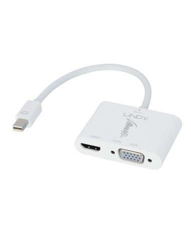 Lindy 41070 cavo e adattatore video Mini DisplayPort HDMI + VGA (D-Sub) Bianco