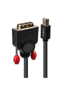 Lindy 5m, Mini DisplayPort DVI-D Nero